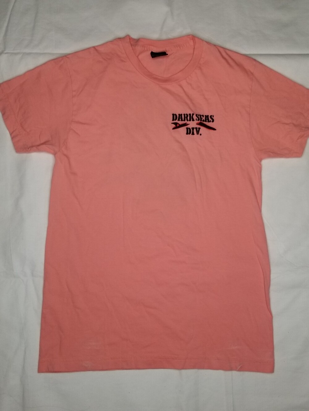 Dark Seas Division Coral Skull And Snake Graphic Tee Shirt Adult Size Small